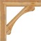 Ekena Millwork Legacy Block Rough Sawn Bracket, Western Red Cedar, 6"W x 40"D x 40"H BKT06X40X40LEC05RWR - alternate 2